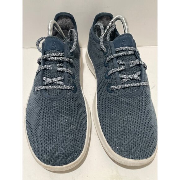 ALLBIRDS WOMENS WALKING TREE RUNNERS  LACE UP NAVY BLUE SIZE 10 SNEAKERS - Picture 2 of 6
